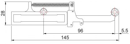 UMAXO® Amortisseur de tiroir Soft-Close pour tiroirs, système de fermeture automatique | Amortisseurs de guidage | Amortisseurs | Fermeture en douceur | Système de fermeture automatique pour tiroirs et portes coulissantes | Tiroirs à fermeture automatique – Image 3