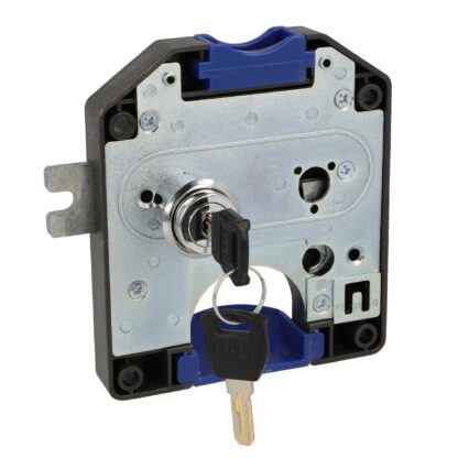 Serrure de consigne pour pièces de 1 euro, serrure de casier fermant à gauche. Serrure à monnaie pour casiers, vestiaires, casiers scolaires, armoires, etc. de SISO / UMAXO®. – Image 2