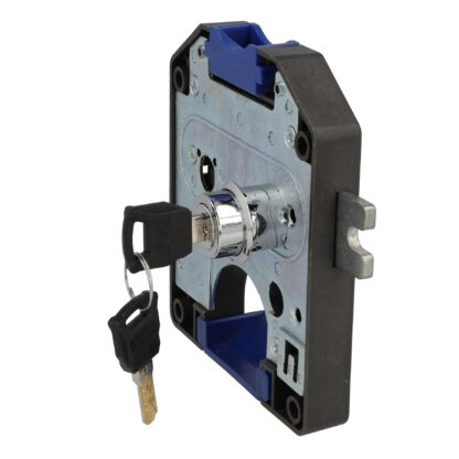 Serrure de consigne pour pièces de 1 euro, serrure de casier fermant à droite. Serrure à monnaie pour casiers, vestiaires, casiers scolaires, armoires, etc. de SISO / UMAXO®. – Image 2