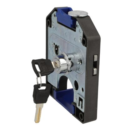 Serrure de consigne pour pièces de 1 euro, serrure de casier fermant à droite. Serrure à monnaie pour casiers, vestiaires, casiers scolaires, armoires, etc. de SISO / UMAXO®. – Image 8