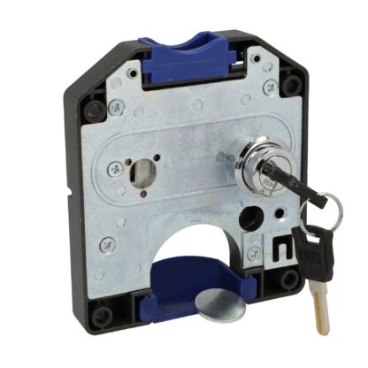 Serrure de consigne pour pièces de 1 euro, serrure de casier fermant à droite. Serrure à monnaie pour casiers, vestiaires, casiers scolaires, armoires, etc. de SISO / UMAXO®. – Image 5