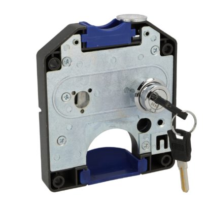 Serrure de consigne pour pièces de 1 euro, serrure de casier fermant à droite. Serrure à monnaie pour casiers, vestiaires, casiers scolaires, armoires, etc. de SISO / UMAXO®. – Image 7