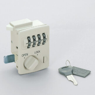 Serrure combinée pour armoires DIT-19, par Sugatsune / LAMP (Japon)