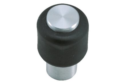 Poignée de bouton de meuble souple de haute qualité en alliage d’aluminium et en élastomère, finition: noir, 25 mm (1 »), FS-06-S. Poignée élastique en aluminium et caoutchouc pour tiroir, porte de meubles, armoire de cuisine et bien plus encore, par – Image 3