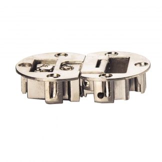 Set : 2 pièces de charnière d'abattant UMAXO® pour meubles - ferrure d'abattant, amovible. Charnière de meuble pour visser, porte-volets, charnière d’entrée, charnière de compartiment de barre pour volets en bois, couvercle en bois et rabats de meubles