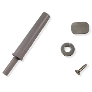 GRASS Tipmatic (Push to Open) pour portes à cadre en bois et en aluminium sans poignée, ainsi que pour portes en verre et à miroir, y compris Contre-plaques à visser et à coller