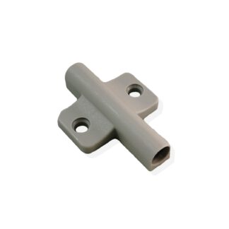 GRASS Tipmatic (Push to Open) pour portes à cadre en bois et en aluminium sans poignée, ainsi que pour portes en verre et à miroir, y compris Contre-plaques à visser et à coller - Avec plaque d'adaptation à grille (plaque de montage en croix)