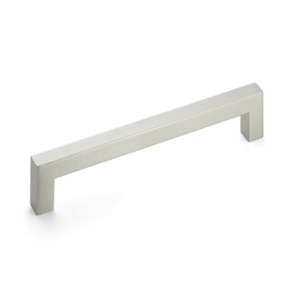 Poignée de porte rectangulaire légère en acier inoxydable V2A (SUS304), 208 mm (8,2″) KPH-192. Poignée de porte rectangulaire en acier inoxydable extra légère de haute qualité en acier inoxydable V2A (SUS304), mat satiné, par ex. B. pour caravane, avion par Sugatsune / LAMP® (Japon)