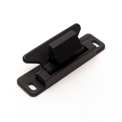Fermeture à levier noire, bec-de-cane en polyamide avec une contre-plaque en acier, LL-66BL de Sugatsune / LAMP® (Japon) – Image 3