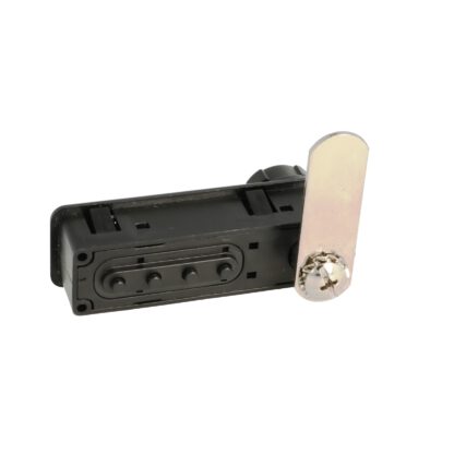 Serrure à combinaison de meubles en métal et en plastique avec poignée, DROITE, 77 mm (3.1 ») 14.08.240. Serrure à combinaison de meubles robustes en métal et en plastique, noir mat, pour armoire en bois, armoire en acier, tiroir, casier, par SISO Da – Image 7