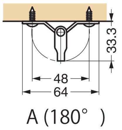 Crochet flexible et pivotant en acier inoxydable pour surface plane, coin ou bord. DZ-270 de Sugatsune LAMP® / Japon – Image 2