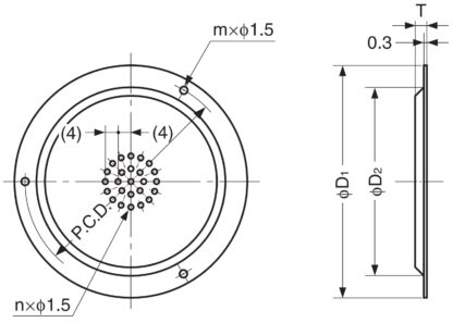 Grille d'aération de haute qualité en acier inoxydable V2A. Grilles de ventilation en acier inoxydable AST-45, AST-55, AST-70 et AST-100 de Sugatsune / LAMP® (Japon) – Image 3
