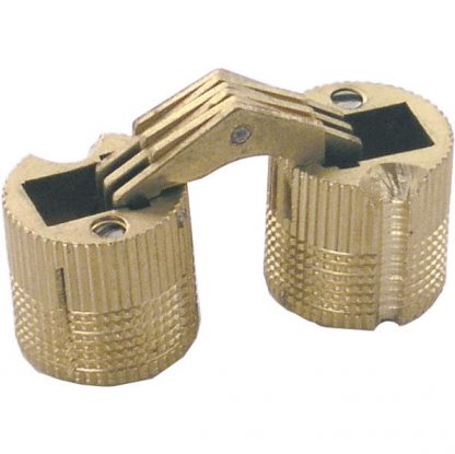 Set : 2 pièces de charnière à percer UMAXO® invisible. Charnière cylindrique Charnière de meuble Bande à percer Bande de meuble