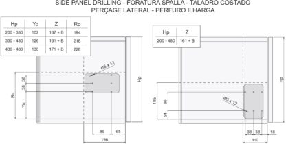 Porte-rabat de compartiment à barres de haute qualité avec amortisseur à fermeture amortie et mécanisme de fermeture automatique, incl. Capuchon et vis de fixation, capacité de charge : 4 kg, surface : blanche, 1009521. Support de rabat à fil de traction  – Image 3