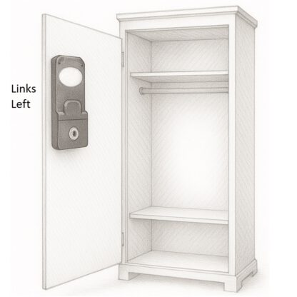 Serrure de paiement avec porte-monnaie pour pièce de 2 euros, version : fermeture à gauche, 14.60.253-0+14.60.210-0. – Image 5