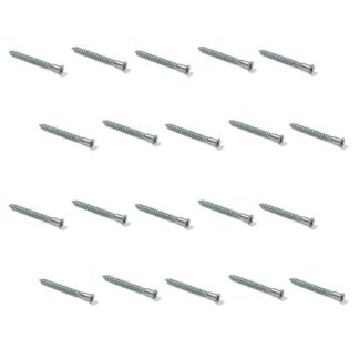 20 pièces de Confirmat, connecteur monobloc à tête fraisée pour trou de perçage ⌀3,5 mm, avec douille hexagonale SW3 mm, en acier robuste, surface : galvanisée, 50 mm (2 »), 7011905. Vis pour meubles, pour meubles, meubles, étagères, meubles de carca