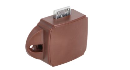 Fermeture à bouton-poussoir robuste avec fonction poignée, en ABS, surface : chromée, version : ronde, 14.03.047-0. Bouton-poussoir compact pour caravane, yacht, caravane, bateau, porte d’armoire, tiroir et bien plus encore, de SISO Denmark – Image 4