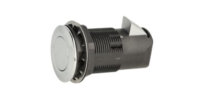 Bouton-pression de haute qualité avec fonction poignée et fonction de verrouillage du pêne, en Zamak, surface : chromée, version : ronde, 14.03.060-0. Bouton-poussoir solide pour caravanes, yachts, caravanes et bien plus encore, par SISO Denmark – Image 7