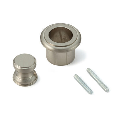 Bouton-pression de haute qualité avec fonction poignée, en laiton, surface : nickelée, satinée mate, finition : ronde, TLP-WB et TLP-LBM(W). Bouton-pression solide pour caravane, yacht et bien plus encore, par Sugatsune / LAMP® (Japon) – Image 8