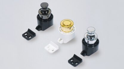 Fermeture à pression de haute qualité avec fonction poignée, en alliage de zinc, surface : nickel noir, PKL-08/BN et PKLB. Bouton-pression solide pour caravane, yacht et bien plus encore, par Sugatsune / LAMP® (Japon) – Image 6