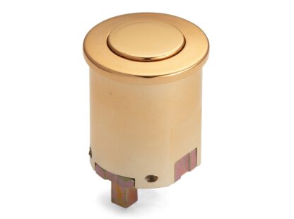 Fermeture à bouton-poussoir de haute qualité avec fonction poignée, en alliage de zinc (ZDC), surface : dorée, polie brillante, version : gauche, PKL05LGA et PKLW. Bouton-pression solide pour yacht et bien plus encore, par Sugatsune / LAMP® (Japon) – Image 7