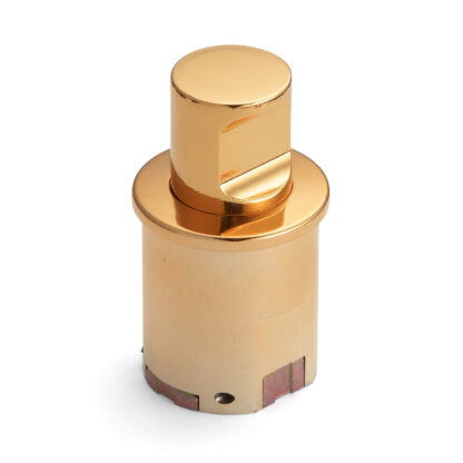 Fermeture à bouton-poussoir de haute qualité avec fonction poignée, en alliage de zinc (ZDC), surface : dorée, polie brillante, version : gauche, PKL05LGA et PKLW. Bouton-pression solide pour yacht et bien plus encore, par Sugatsune / LAMP® (Japon) – Image 8