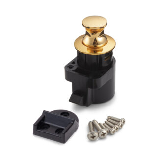 Bouton-pression de haute qualité avec fonction poignée, en alliage de zinc (ZDC), surface : dorée, polie brillante, finition : ronde, DPL-RO-G. Bouton-pression solide pour camping-car, caravane et bien plus encore, par Sugatsune / LAMP® (Japon)