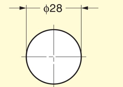 Bouton-pression de haute qualité avec fonction poignée, en alliage de zinc (ZDC), surface : dorée, polie brillante, finition : ronde, DPL-RO-G. Bouton-pression solide pour camping-car, caravane et bien plus encore, par Sugatsune / LAMP® (Japon) – Image 5