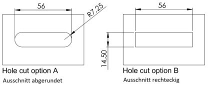 Bouton-pression de haute qualité avec fermeture en douceur et fonction de poignée, en zamak, surface : aspect acier inoxydable, finition : rectangulaire, 14.03.044-0. – Image 5