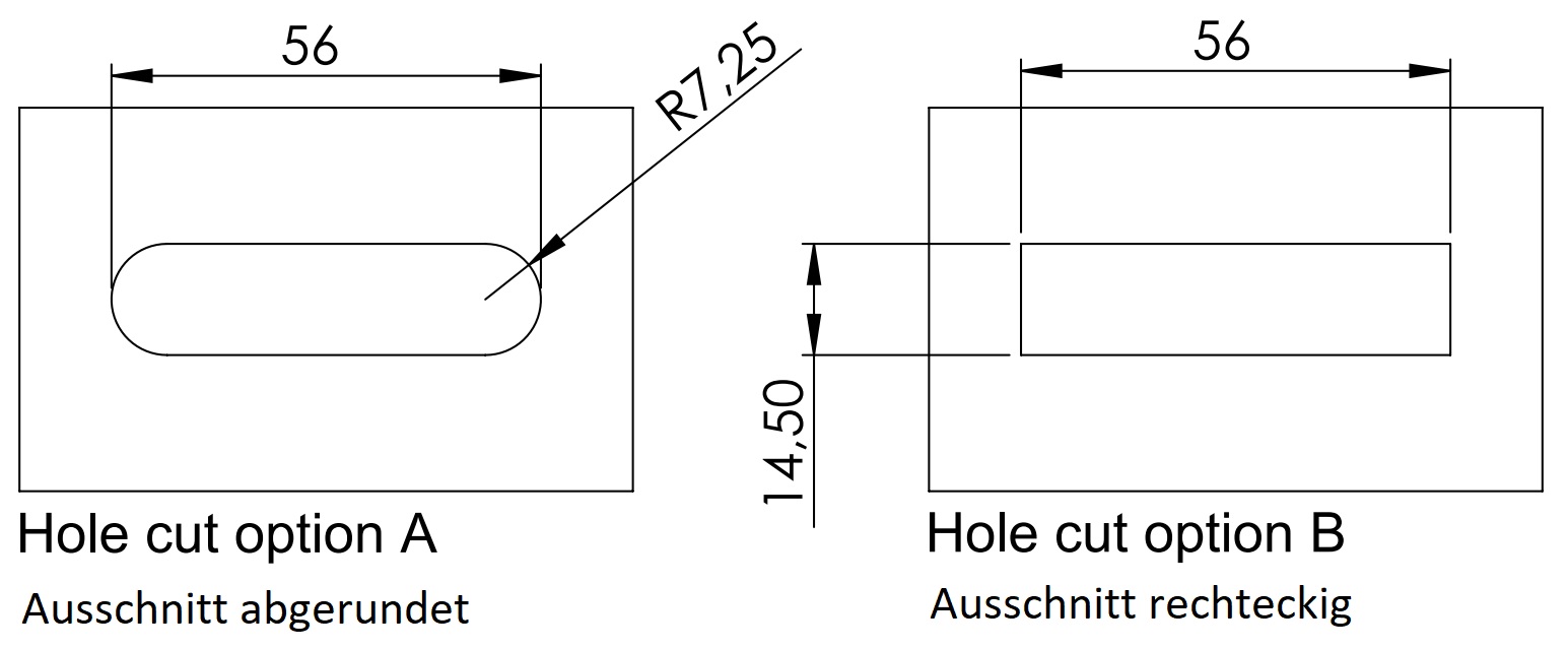 Bouton-pression de haute qualité avec fermeture en douceur et fonction de poignée, en zamak, surface : chromée, design : rectangulaire, 14.03.042-0. – Image 5