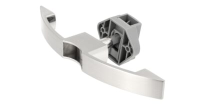 Poignée à bouton-poussoir de haute qualité, en zamak, surface : aspect acier inoxydable, 14.03.072-0. Fermeture à poignée solide avec serrure autobloquante et fermeture amortie pour yacht, caravane, jet privé et bien plus encore, par SISO Denmark – Image 11
