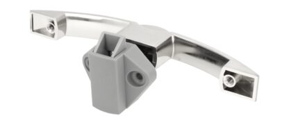 Poignée à bouton-poussoir de haute qualité, en zamak, surface : aspect acier inoxydable, 14.03.072-0. Fermeture à poignée solide avec serrure autobloquante et fermeture amortie pour yacht, caravane, jet privé et bien plus encore, par SISO Denmark – Image 3