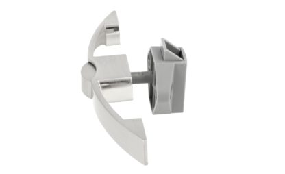 Poignée à bouton-poussoir de haute qualité, en zamak, surface : aspect acier inoxydable, 14.03.072-0. Fermeture à poignée solide avec serrure autobloquante et fermeture amortie pour yacht, caravane, jet privé et bien plus encore, par SISO Denmark – Image 5