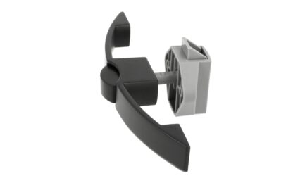 Poignée à bouton-poussoir de haute qualité, en zamak, surface : noir, 14.03.071-0. Fermeture à poignée solide avec serrure autobloquante et fermeture amortie pour yacht, caravane, jet privé et bien plus encore, par SISO Denmark – Image 7