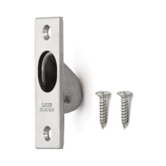 Coque en acier inoxydable, V2A (SUS304), 70 mm (2,8") YK-70. Coque de poignée en acier inoxydable de haute qualité en acier inoxydable V2A (SUS304), satiné mat, pour portes, portes coulissantes, salles de bains, bateaux, environnements humides par Sugatsune / LAMP® (Japon)