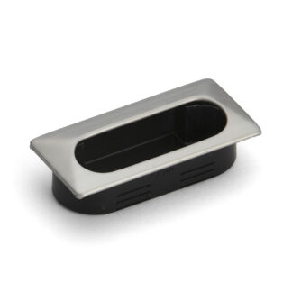 Poignée en acier inoxydable SUS304 pour l’insertion, noir, 75 mm (2-15/16") UT-75. Coque de poignée insérable en acier inoxydable V2A, satiné mat, pour tiroirs, armoires, environnements humides, bateaux, bateaux de Sugatsune / LAMP® (Japon)