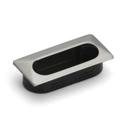 Poignée en acier inoxydable SUS304 pour l’insertion, noir, 75 mm (2-15/16") UT-75. Coque de poignée insérable en acier inoxydable V2A, satiné mat, pour tiroirs, armoires, environnements humides, bateaux, bateaux de Sugatsune / LAMP® (Japon)