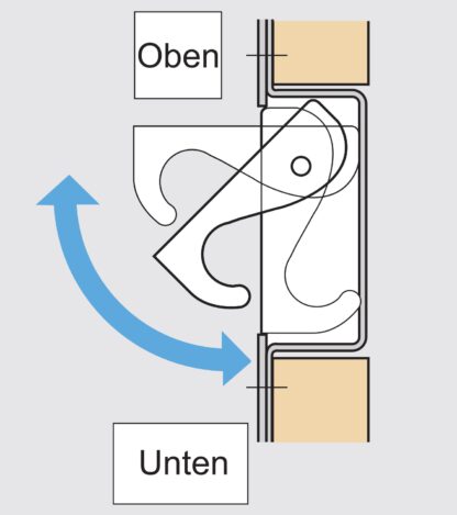 Poignée pliante en acier inoxydable SUS304, 100 mm (4″) ST-100. Poignée pliante en acier inoxydable en acier inoxydable V2A, satin mat, pour trappe de visite, porte de visite, porte de maintenance, ouverture de maintenance, environnement humide, bateau, c – Image 5