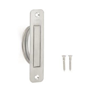 Poignée pliante en acier inoxydable SUS304, 110 mm (4,4″) HR-110RS. Poignée pliante rotative en acier inoxydable en acier inoxydable V2A, mat satiné, pour trappe de visite, porte de visite, porte de maintenance, environnement humide, bateau, caravane par