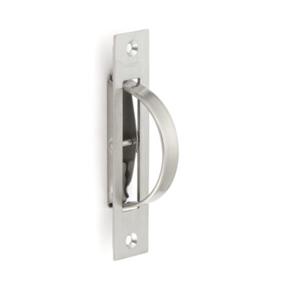 Poignée pliante en acier inoxydable SUS304, 110 mm (4,4″) HR-110S. Poignée pliante rotative en acier inoxydable en acier inoxydable V2A, mat satiné, pour trappe de visite, porte de visite, porte de maintenance, environnement humide, bateau, caravane par S – Image 3