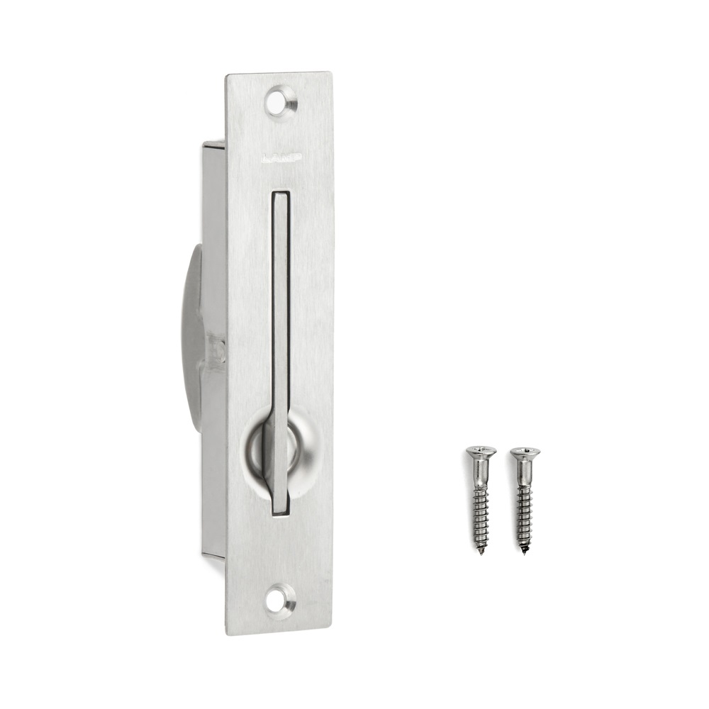 Poignée pliante en acier inoxydable SUS304, 115 mm (4-17/32") ST-115. Poignée pliante en acier inoxydable en acier inoxydable V2A, satin mat, pour porte de plafond, trappe de visite, environnement humide, bateau, caravane par Sugatsune / LAMP® (Japon)