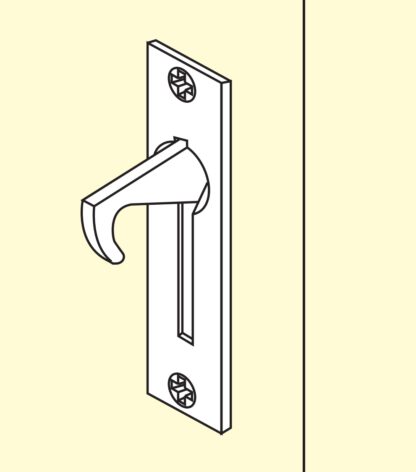 Poignée pliante en acier inoxydable SUS304, 80 mm (3,2″) ST-80. Poignée pliante en acier inoxydable en acier inoxydable V2A, satin mat, pour trappe de visite, porte de visite, porte de maintenance, ouverture de maintenance, environnement humide, bateau, c – Image 6
