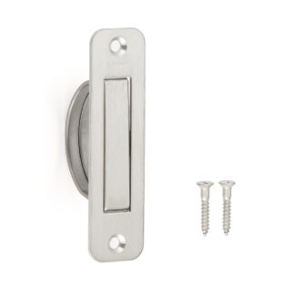Poignée pliante en acier inoxydable SUS304, 90 mm (3,6″) HR-90RS. Poignée pliante rotative en acier inoxydable en acier inoxydable V2A, mat satiné, pour trappe de visite, porte de visite, porte de maintenance, environnement humide, bateau, caravane par Su
