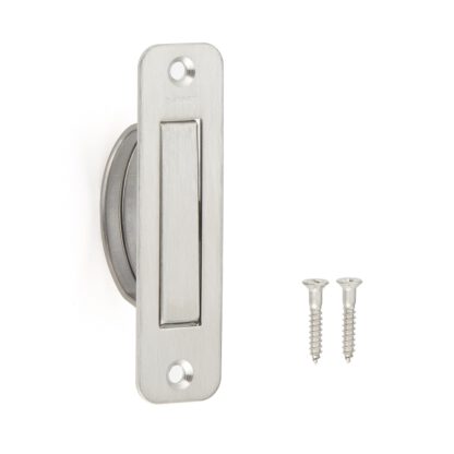 Edelstahl-Klappgriff SUS304 von Sugatsune, HR-90RS (90 mm), satiniert matt. Produktbild
