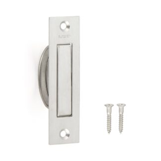 Poignée pliante en acier inoxydable SUS304, 90 mm (3,6″) HR-90S. Poignée pliante rotative en acier inoxydable en acier inoxydable V2A, mat satiné, pour trappe de visite, porte de visite, porte de maintenance, environnement humide, bateau, caravane par Sug