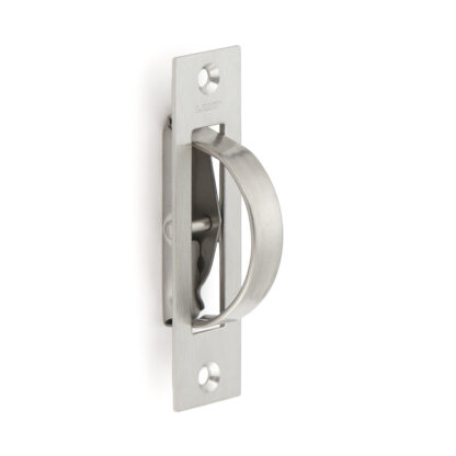 Poignée pliante en acier inoxydable SUS304, 90 mm (3,6″) HR-90S. Poignée pliante rotative en acier inoxydable en acier inoxydable V2A, mat satiné, pour trappe de visite, porte de visite, porte de maintenance, environnement humide, bateau, caravane par Sug – Image 3