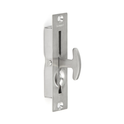 Poignée pliante en acier inoxydable SUS304, 90 mm (3-17/32") ST-90. Poignée pliante en acier inoxydable V2A, satiné mat, pour porte de plafond, trappe d’inspection, environnement humide, bateau, caravane de Sugatsune / LAMP® (Japon) – Image 4