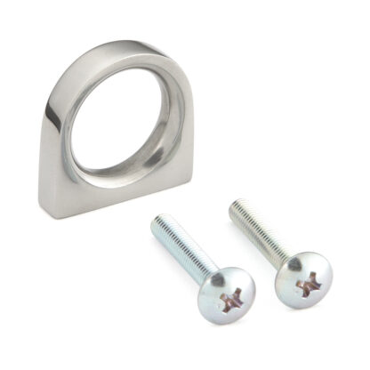 Edelstahl-Ringgriff SUS304 von Sugatsune, SD-24M (24,5 mm), glänzend poliert. Produktfoto