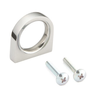 Poignée annulaire en acier inoxydable SUS304, 30,5 mm (1,3 ») SD-30M. Poignée annulaire en acier inoxydable en acier inoxydable V2A, poli brillant, pour cuisine en acier inoxydable, meubles de salle de bain, zone médicale, environnement humide, navir