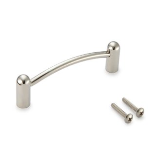 Poignée de porte en acier inoxydable V2A (SUS304), 109 mm (4,3″) LX-110M. Poignée de porte en acier inoxydable massif de haute qualité en acier inoxydable V2A (SUS304) pour environnements humides, navires, zone alimentaire, zone médicale, installations de laboratoire par Sugatsune / LAMP® (Japon)